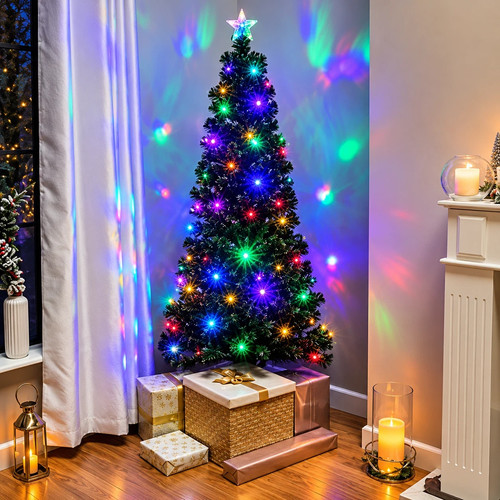 Albero natale multicolore - natale,