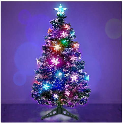 Albero natale illuminato - albero, di